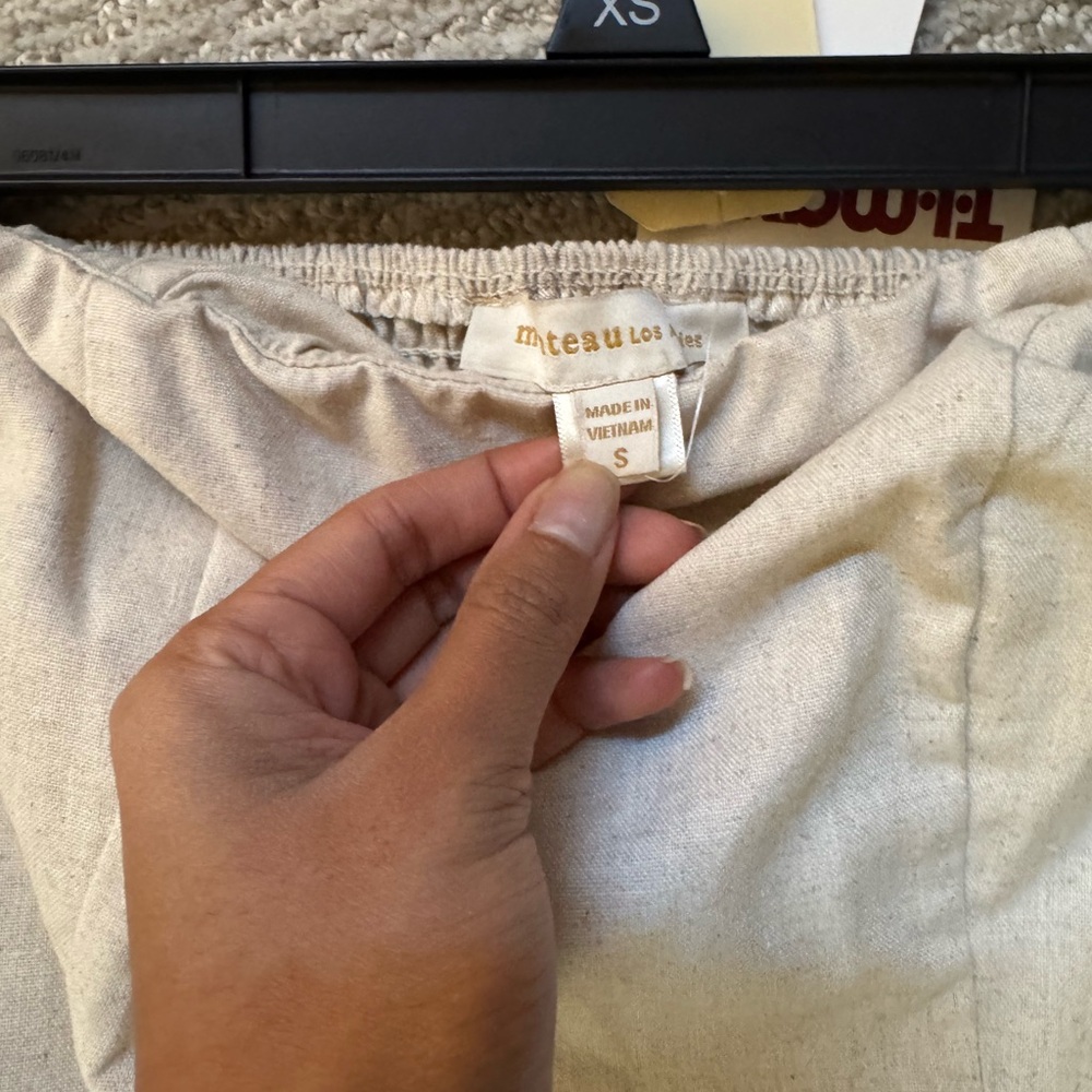 NWT Strapless Beige Dress - S - Picture 2 of 4